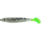 Bass Assassin Walleye Assassin Die Dapper, 3in, 10 per Pack, Salt &amp; Pepper Silver Phantom/Chartreuse Tail, 3, WDD82238