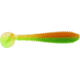 Bass Assassin Walleye Assassin Litl Boss, 3.5in, 6 per Pack, Cantaloupe, 3.5, WBS31399