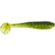 Bass Assassin Walleye Assassin Litl Boss, 3.5in, 6 per Pack, Chartreuse Toad, 3.5, WBS31559