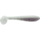 Bass Assassin Walleye Assassin Litl Boss, 3.5in, 6 per Pack, Silver Ghost, 3.5, WBS31561