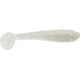 Bass Assassin Walleye Assassin Litl Boss, 3.5in, 6 per Pack, Snow Storm, 3.5, WBS31438