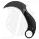 Bastinelli Creations B.A.K. Karambit Fixed Blade Knife, 3.25in, Bohler N690 Stainless Steel, Hawkbill Blade, G10 Black Handle, Black/Black, 6.375in, BHQ-86907