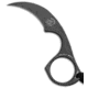 Bastinelli Creations Bastinelli Diagnostic Karambit Fixed Blade Neck Knife Black 1.5" Black, Black, Bohler N690, adult, BHQ-34360