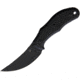 Bastinelli Creations Chopper Fixed Blade Knife, 3.5 black oxide coated Bohler M390 stainless upsw, Black textured G10 handle, CHOPPER FIXED BLADE
