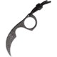 Bastinelli Creations Diagnostic Karambit Skull Knife, 1.5 black PVD coated N690Co steel karambit blade, One-piece construction, DIAGNOSTIC PVD SKULLS E