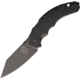 Bastinelli Creations Dragotac Compact Framelock Folding Knife,3.625in,D2 Tool Steel,Standard Edge,Black G10 Handle BASDCB