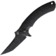 Bastinelli Creations Gecko Framelock Folding Knife, Black G10 handle with titanium back handle, GECKO FOLDER PVD