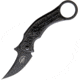 Bastinelli Creations Mako Linerlock Bronze Folding Knife, 2.75 black stonewash finish Bohler N690 stainless, Sculpted bronze handle, MAKO FOLDER BRONZE SCALES