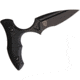 Bastinelli Creations MANAIA Push Dagger Knives - Push Dagger, 6.25in Overall, 3.5in Black SW N690 SS Blade, Black G10 Handle, Jared Wihongi Collaboration, Black Kydex Sheath, Black, MANAIA 3D BLACK