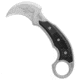 Microtech Bastinelli Iconic Karambit Fixed Blade Knife, 2.25in, CTS-204P, Hawkbill Blade, G-10, Black Handle, Black/Gray, 6.125 inch, BHQ-103567