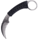 Bastinelli Creations PiKa Karambit SW Wrapped Knife, 1.63 stonewash finish Bohler N690 stainless karam, Black cord wrapped handle, PIKA SATIN + BLACK COBRA WRAP