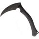 Bastinelli Creations Reaper Tac Knife, 10.5in Overall, 4.5in Cutting Edge, 6.5in Black Oxide Coated N690 SS Axe Head, Black Smooth G10 Handle, Black Leather Sheath, REAPERTAC CERAKOTE