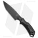 Bastinelli Creations RED V2 Fixed Blade Knife, 4.00in, Bohler N690 Stainless Steel, Tanto Blade, G10 Black Handle, Plain, Black/Black, 8.625in, BHQ-39083