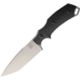 Bastinelli Creations RED V2 Fixed Blade Knife, 4.00in, Bohler N690, Standard Edge Blade, Stonewash, Black, Micarta Handle, 8.625in, RED V2 FIXED BLADE SW
