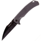 Bastion Talon Linerlock Folding Knife, Bastion D2 Steel Blade Flipper Folder Pocket Knife G10 Scales - Talon, Black Blade/Black Scales, BSTN-TLNBLK-BLK