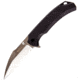 Bastion Talon Linerlock Folding Knife, Bastion D2 Steel Blade Flipper Folder Pocket Knife G10 Scales - Talon, Silver Blade/Black Scales, BSTN-TLNSLV-BLK