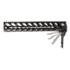 Battle Arms Development 12 in Rail, Matching Top Picatinny Rail Cut To Bad556-Lw-Ur Handguard, Black, BAD556-SWITCH-12