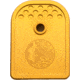 Battle Arms Development Magazine Baseplate Glock 9mm, Gold, BAD-BP-G9-G