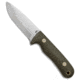 Battle Horse Knives Battle Horse Knives Pit Bull Fixed Blade OD Green Micarta 3.5" Scandi BHK, OD Green, O1, adult, BHQ-71062