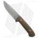 Battle Horse Knives Buckeye Fixed Blade Knife, 4.41in, O1, Drop Point Blade, Micarta Green Handle, Steel/Green, 9.25in, BHQ-198256