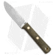 Battle Horse Knives Maverick Scout Fixed Blade Knife, 4.00in, O1, Drop Point Blade, Micarta OD Green Handle, Steel/OD Green, 8.50in, BHQ-71128