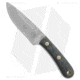 Battle Horse Knives Patriot Scout Fixed Blade Knife, 4.25in, O1, Drop Point Blade, Micarta Black Handle, Saber Satin, Steel/Black, 8.125in, BHQ-71384