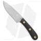 Battle Horse Knives Patriot Scout Fixed Blade Knife, 4.25in, O1, Drop Point Blade, Micarta Black Handle, Standard, Steel/Black, 8.125in, BHQ-49453