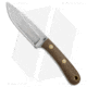 Battle Horse Knives Patriot Scout Fixed Blade Knife, 4.25in, O1, Drop Point Blade, Micarta Brown Handle, Satin Saber, Steel/Brown, 8.125in, BHQ-87519