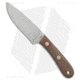 Battle Horse Knives Patriot Scout Fixed Blade Knife, 4.25in, O1, Drop Point Blade, Micarta Brown Handle, Standard, Steel/Brown, 8.125in, BHQ-49452