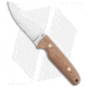 Battle Horse Knives Salt Fork Fixed Blade Knife, 4.25in, O1, Drop Point Blade, Micarta Brown Handle, Steel/Brown, 9.125in, BHQ-71886