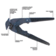 Battle Steel Compound Wire Cutters W/ Dual Cutting Head - KZ-CWC