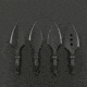 Battling Blades 180-200Grain Retro Arrowhead High Carbon Steel Blades Broadheads 631696B4, 7622630637740