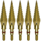 Battling Blades 6/12Pcs Archery Carbon Steel Arrowheads 125 Grains Hunting Broadheads 33AD8B74, 7623695564972