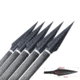 Battling Blades 6 Pcs Carbon Steel Hunting Arrow Heads B7EA5AD6, 7632430956716