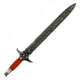 Battling Blades Bastard High Carbon Damascus Steel Sword, 24in, 365343408162