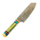 Battling Blades Chefs Handle High Carbon Damascus Steel Knife, Green, 3784280768546