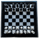 Battling Blades Marble Chess Set Extra Large Chess Board Black Boarder, Black, 20in, 7204583243948
