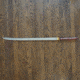 Battling Blades Samurai Katana Handmade High Carbon Damascus Steel Sword, Red, 40.5in, 397859258402