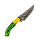 Battling Blades Skinner Skinning Knife 8, High Carbon Damascus Steel Blade, 7004793700524