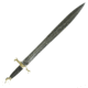 Battling Blades Viking Age Carolingian High Carbon Damascus Steel Sword, 31in, 592886693922