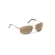 Maui Jim Bayfront Sunglasses w/ Gold Satin Frame and HCL Bronze Lenses - H205-16, Quarter View