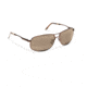 Maui Jim Bayfront Sunglasses w/ Gloss Brown Frame and HCL Bronze Lenses - H205-25, Quarter View