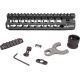 Bravo Company MFG Bcm Kmr Alpha Keymod Free Float Handguard, Black - BCM-KMR-A8-556-BLK