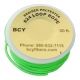 BCY Size 24 D Loop Rope, Neon Green 50 ft, 66529
