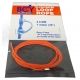 BCY Size 24 D Loop Rope, Neon Orange 1 m, 66532
