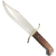 Bear and Son Knives Gold Rush Bowie Fixed Blade Knife, 7.38in, Sandvik 12C27M Stainless Steel, Bowie, Cocobola Wood Handle w/ Leather Sheath, CB00 3/4