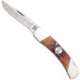 Bear and Son Knives Medium Lockback Folding Knife, 2.75in, 1095 Carbon Steel, Red Stag BoneHandle, CRSB05