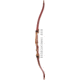 Bear Archery Bullseye 62in Recurve Bow 29#, Right Hand Only, 057415