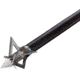 Bear Archery SIK 3-Blade Mechanical F3 Crossbow Broadhead - Silver, ABH103F3