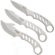 Bear Edge 3-Piece Game Set Fixed Blade Knives, 3.25in/3.13in/2.75in, 440 Stainless Steel, 61520